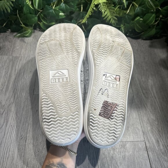 Reef Men\'s Swellsole Sneakers Size 10 Neptune Grey Knit Slip On Casual Shoes main image 8